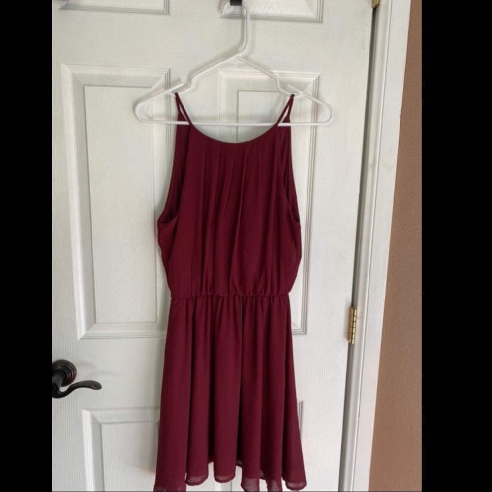 Francesca’s Lush High-neck dress